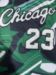 NBA 23 Jordan Chicago Bulls Maillot green blanc